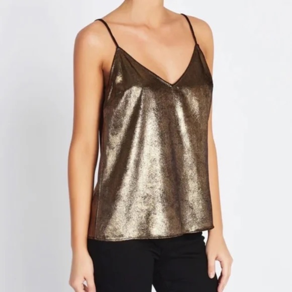 FRAME GOLD VELVET TANK